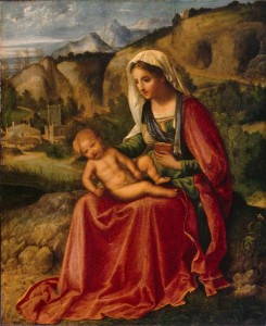 madonna col bambino Giorgione