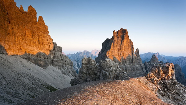 Dolomiti Friulane Tramonto Croda CimolianaPh Luciano Gaudenzio 2