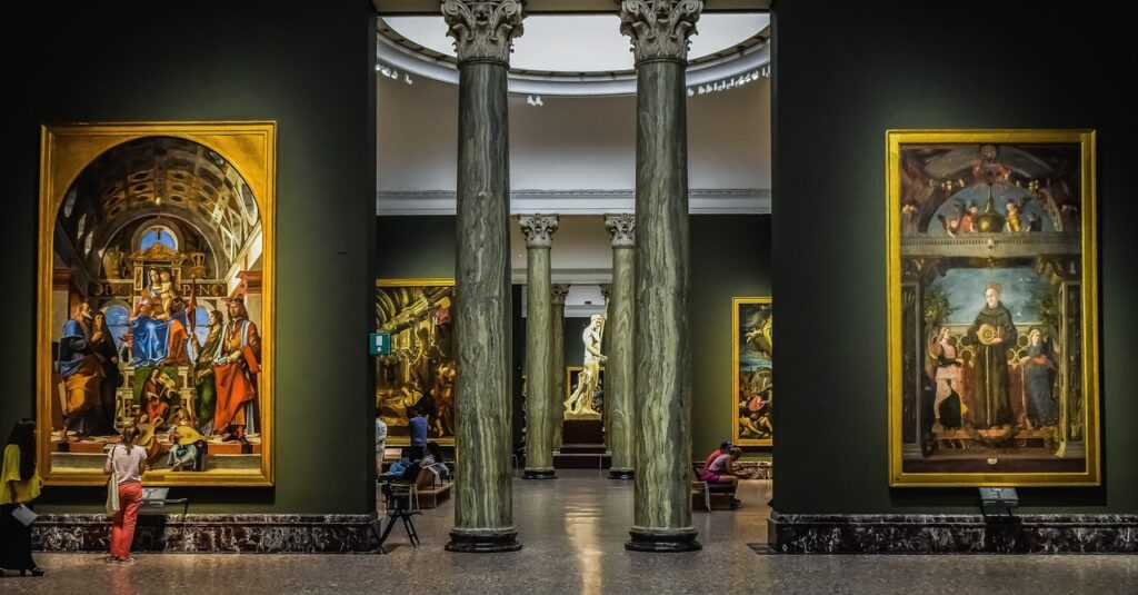 Sala della Pinacoteca di Brera