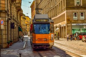 Tram nelle vie di MIlano