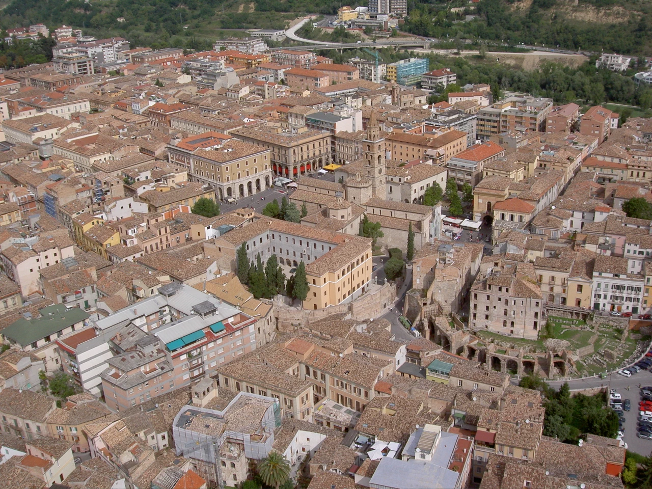 Teramo, vista aerea