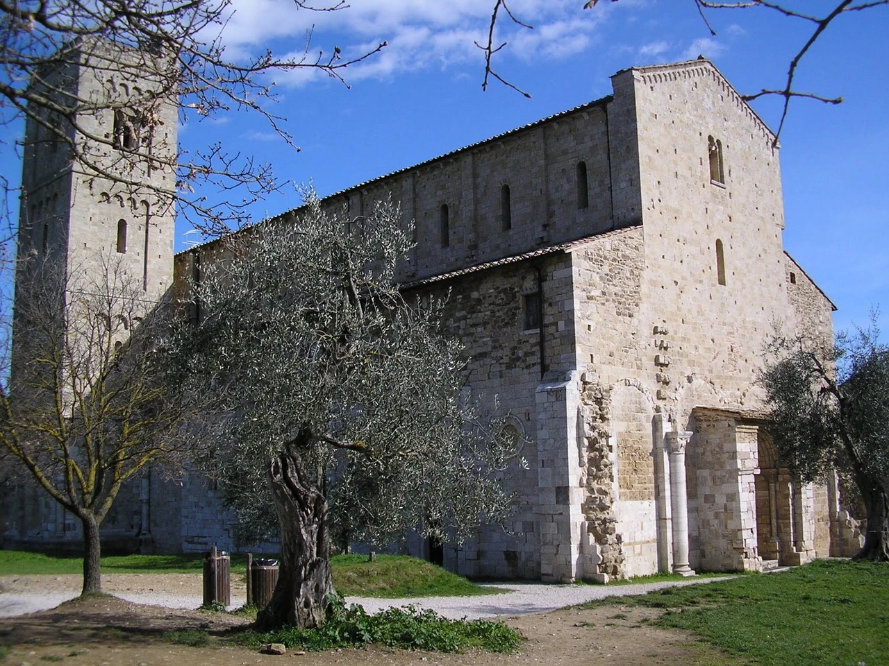 l'Abbazia di Sant'Antimo a Montalcino