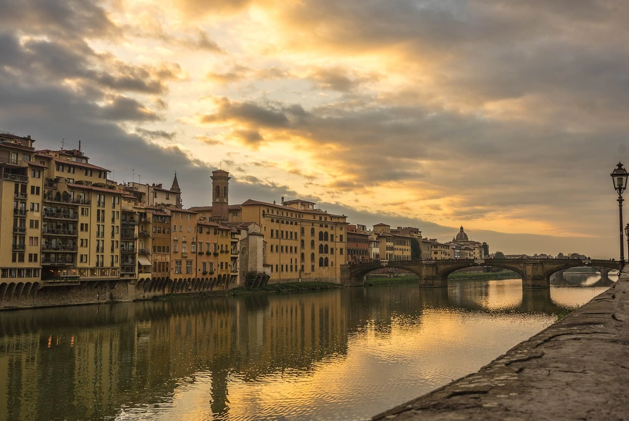 Il fiume Arno a Firenze