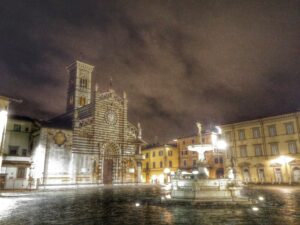 Piazza del Duomo in Prato Tuscany