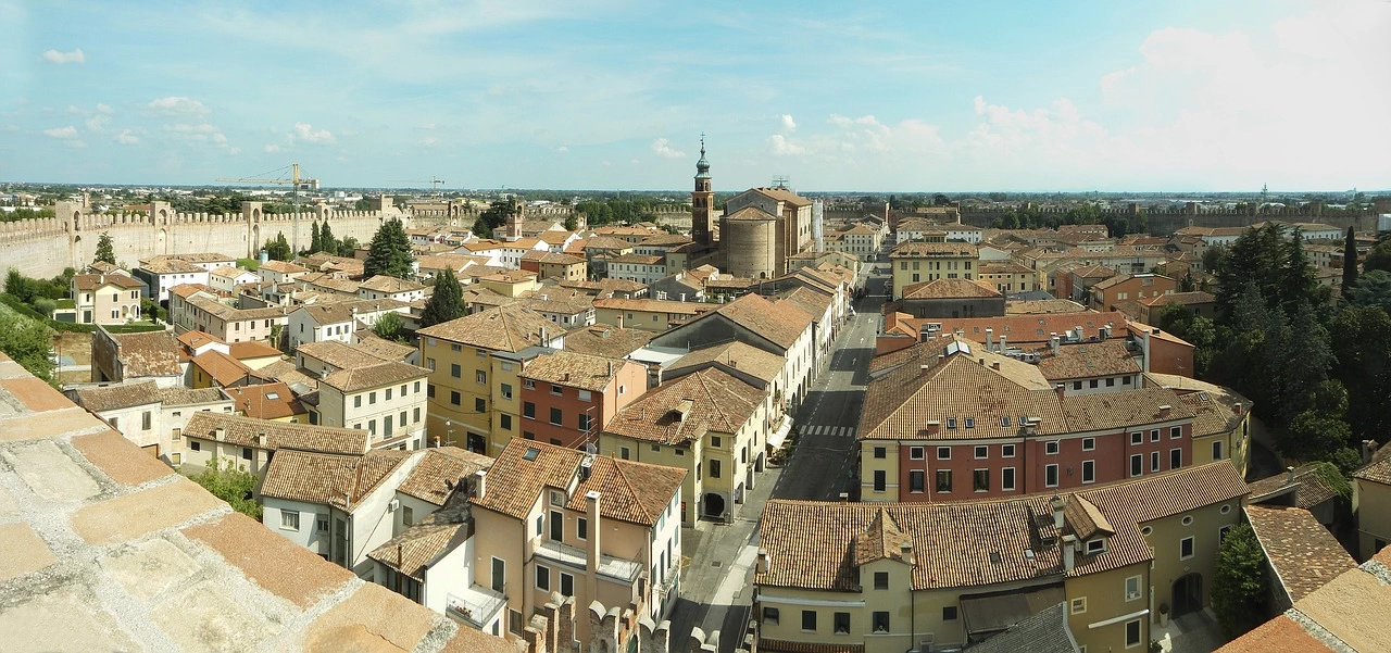 Padova, veduta aerea